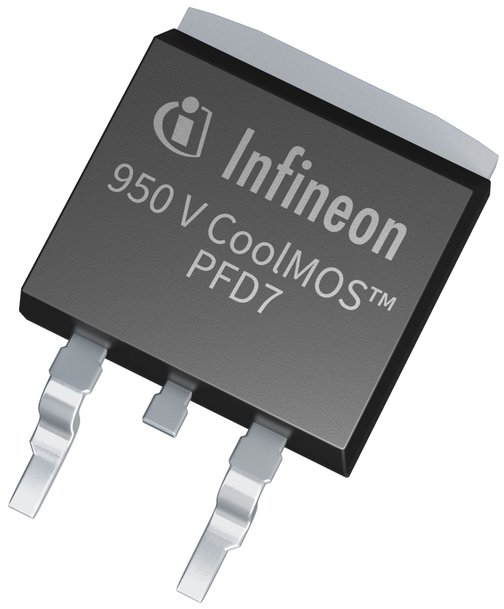 Infineon introduces the 950 V CoolMOS™ PFD7 family with an integrated fast body diode to address high-power lighting and industrial SMPS applications